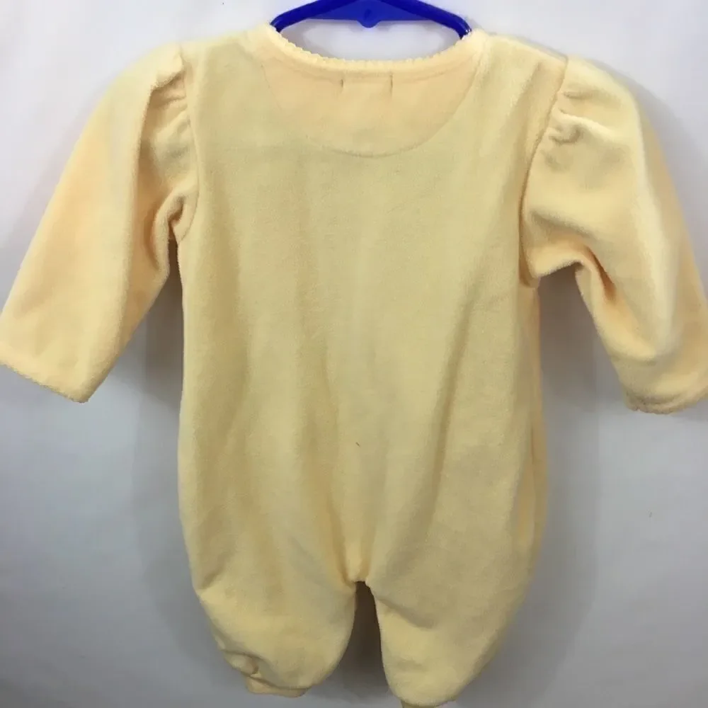 Carter’s Overalls Sleeper 9 mo Girls Yellow Soft